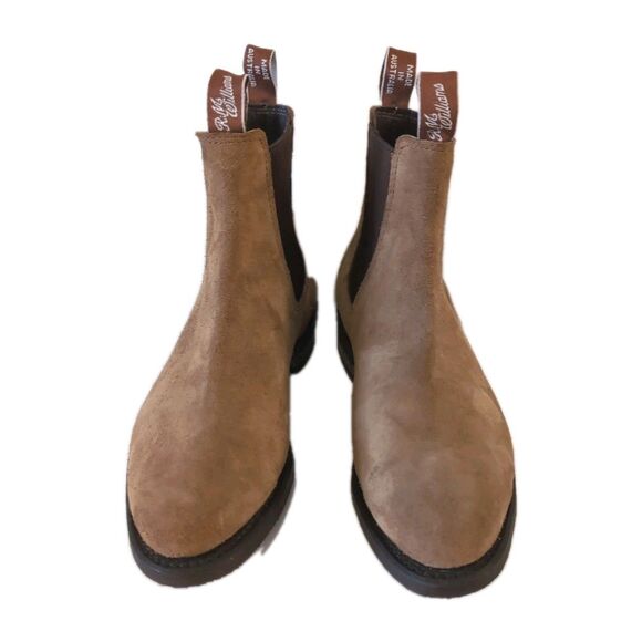 R.M. Williams Women's Lady Yearling Chestnut Brown Suede Leather Boots Size 10D - Picture 6 of 15